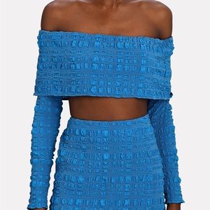 Cult Gaia Trina Top Persian blue